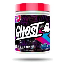 Pre Entreno Ghost Legend All Out 20 Serv Sabor Blue Raspberry                                                                                         
