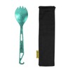 SILVERANT Titanium Spork, 6.4” Ulralight Long Utensil Bottleopener Spork with