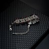 Women Fashion Classical Elegant Alloy Rhinestone Flower Bracelet Jewelry