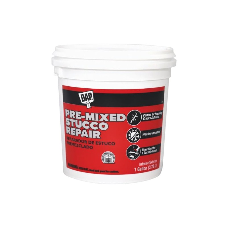 Dap® 60817 Phenopatch® Ready-to-use Custom Pre-mixed Stucco Patch, 1 Gallon