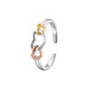 Engelsrufer ERR-WITHLOVE-03-TRI Women's Ring With Love Sterling Silver with Heart