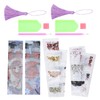 2 Set Diamond Bookmarks 5D DIY Painting Crystal Embroidery Tassel