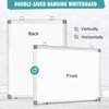 AMUSIGHT Dry Erase Board White Board, 16'' x 12'' Double-Sided
