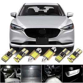 BMT xms LED Interior Light Kit Replacement for Mazda 6 GH GJ GL 2014-2023, 6000K Bright White Car Interior Bulb, 14 Pieces