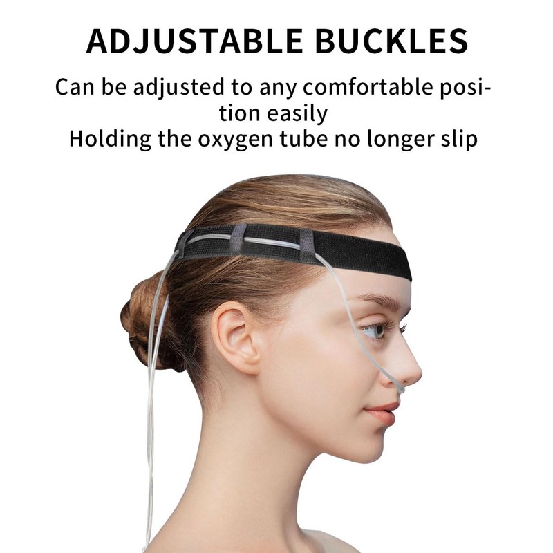 Comfortable Nasal Oxygen Cannula Ear Protector，Adjustable Oxygen Cannula Headband to