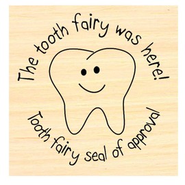 The Tooth Fairy was here! Rubber Stamp P49c