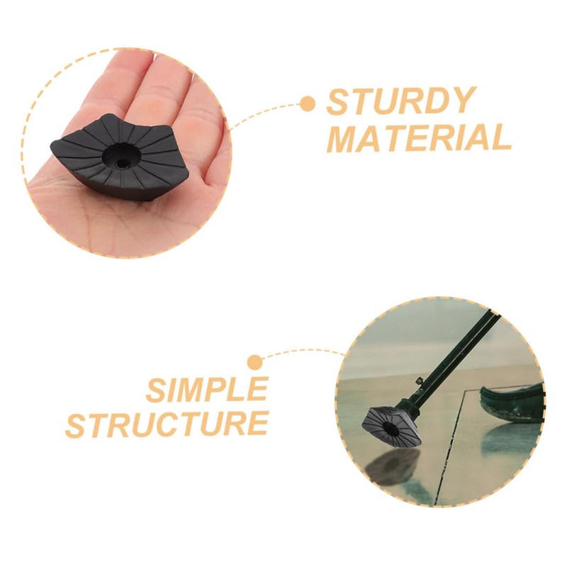 GANAZONO 6pcs Rubber Tips Protectors for Walking Sticks Cane Tips