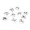 BeeSpring 10pcs 3D Spider with Rhinestones Nail Art Glitters DIY