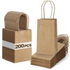 BagDream 200 Pack 3.5x2.4x6.7 Inches Mini Gift Bags with Handles