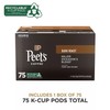 Peet's Coffee Dark Roast K-cup Pods, Major Dickason's Blend, 75