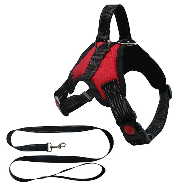 MENGTEQI Professional Dog Harness, Comfortable and Breathable, Adjustable for Small