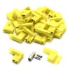 HJTOOK 30pcs A.W.G. 12-10 24A Fully Insulated Flag Wire Connector