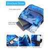 TINYAT Small Clear Backpack Stadium Approved 12x12x6 Transparent Bag See