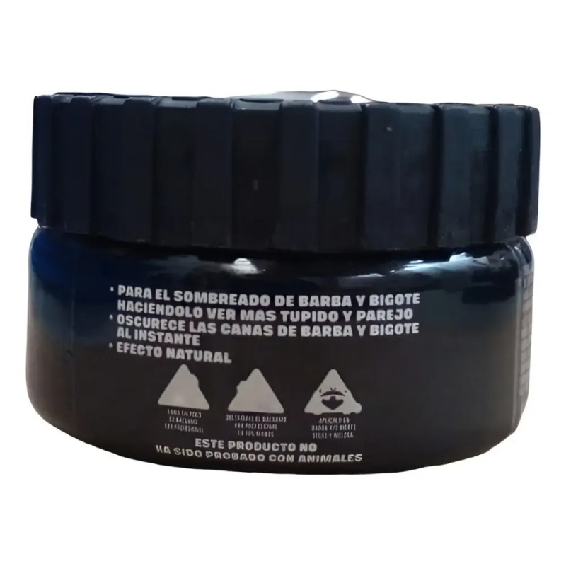 4x4 Cubre Canas En Pasta Para Bigote Y Barba Prof