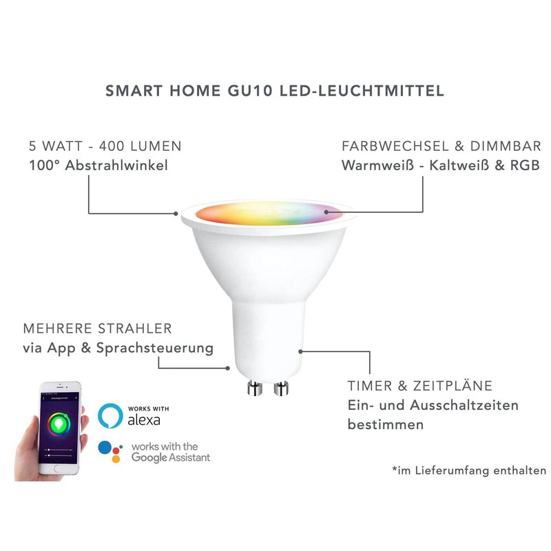lambado® LED Floor Spotlight for Outdoor Use with RGB Colour
