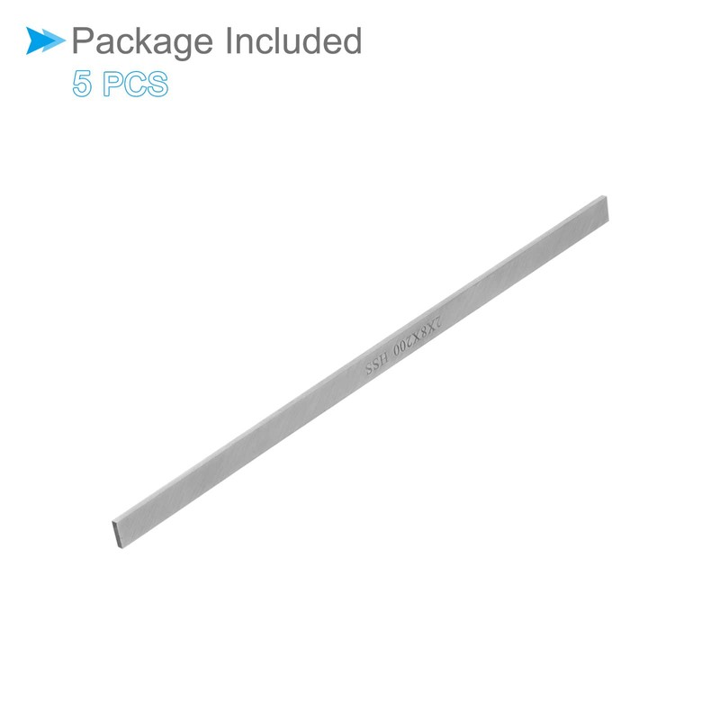 CoCud 5 Pieces Square Tool Bit 2 mm x 8