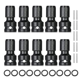 1/2-1/4 Adaptador Portabrocas Para Llaves Impacto 10 Unidade