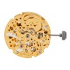 8N24 Watch Movement Golden Alloy Automatic Hollow Out Watch Replacement