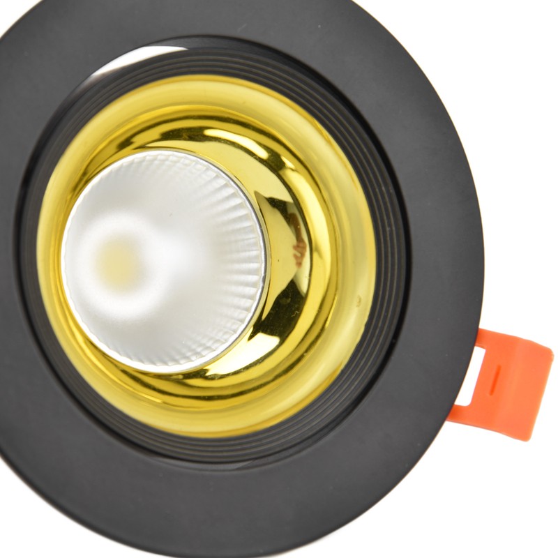 LED Downlight Aluminum Adjustable Angle Dustproof Ceiling Embedded Spotlight for