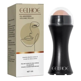 Rodillo Facial Que Absorbe Aceite, Rodillo De Piedra Volcáni