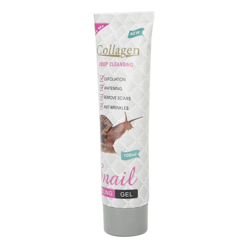 Gel Exfoliante Facial Con Colágeno, Limpieza De Poros Para P