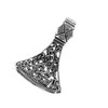 Kiss of Leather Viking Axe Pendant 925 Sterling Silver No.385,