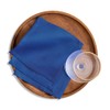 Solino Home 6 Inch Blue Cocktail Napkins Set of 12