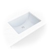 MSI 18 inch x 13 inch Rectangle Porcelain Ceramic Undermount