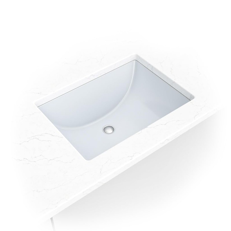 MSI 18 inch x 13 inch Rectangle Porcelain Ceramic Undermount