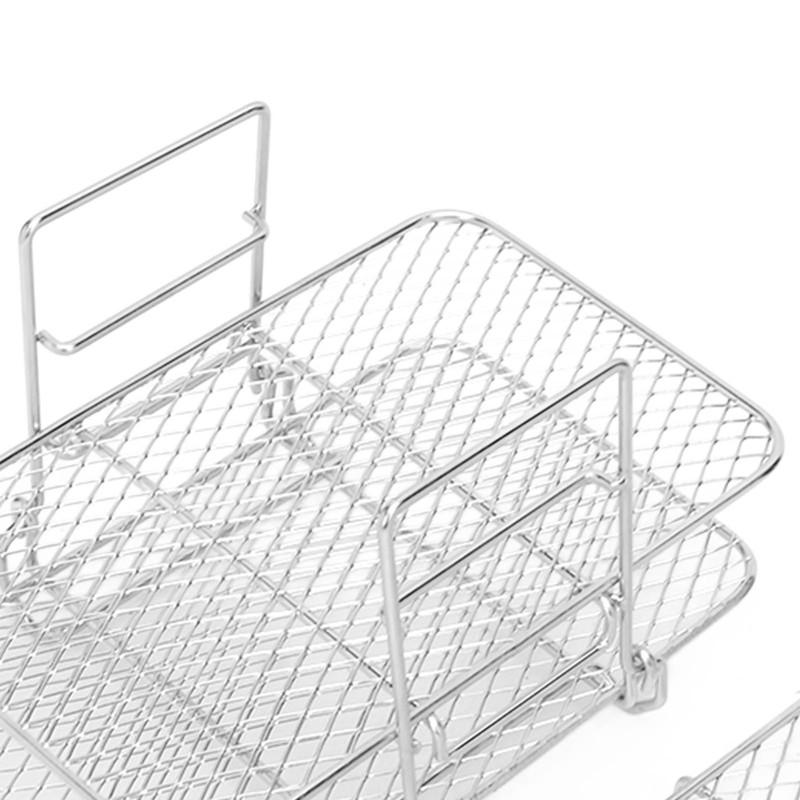 Fryer Racks Stainless Steel 3 Stackable Racks for Ninjia DZ201