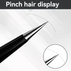 2-Piece Precision Tweezers Esd Tweezers Set Electronic Soldering Accessories Eyelash