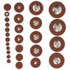 28pcs Multi Size Sax Leather Pads Replacement Set for Soprano
