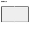 Projector Screen, White Projector Screen, 16:9 No Crease Home Theater