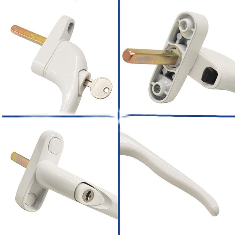 Window Handle, Lokatall Replacement Window Handle with Key, Universal Glazing