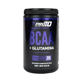 Pro 70 Nutrition BCAA Glutamina 450 Gr Premium  Suplemento Deportivo de Alta Calidad  Mejora Fuerza (Uva)                                             