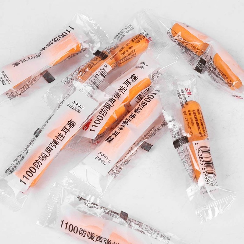 Anti Noise Earplugs, Pack of 10 Anti Noise Bullet Ear