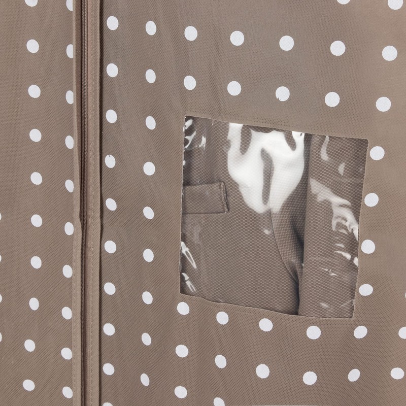 Compactor Set of 3 Brown Small Garment Bags, Non-Woven 75