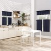 No. 918 Martine Microfiber Semi-Sheer Rod Pocket Kitchen Curtain Valance