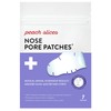 Peach Slices Nose Pore Patches - Medical-Grade Hydrocolloid for Targeting Pores & Pimples - Overnight Oil Absorption - Vegan, Cruelty-Free - 7 Ct Facial Skin Care Products