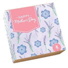 Fairytale Brownies Mother's Day SUGAR-FREE Magic Morsel 24 Individually Wrapped Gourmet Chocolate Food Gift Basket - 1.5 Inch x 1.5 Inch Bite-Size Brownies - 24 Pieces - Item CM524