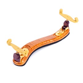 Ecotown Ahornholz Violinenschulterstütze für 3/4 & 4/4 Geigen, 13”-14” Violen – Ergonomisch, Verstellbare Höhe & Breite, Weiches EVA Polster, Geeignet für Teenager & Erwachsene