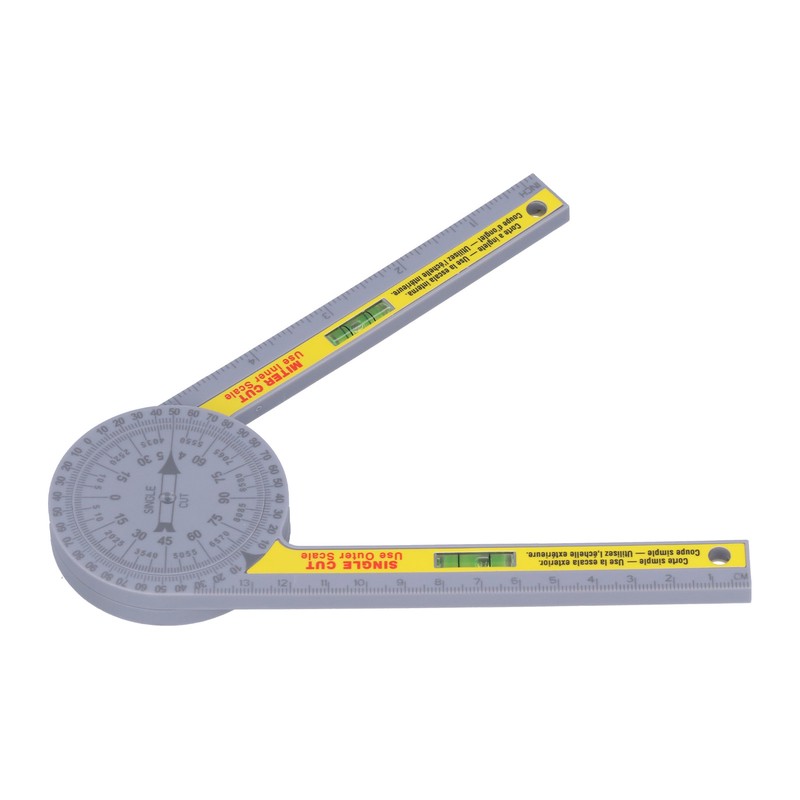 Miter Saw Protractor ABS Angle Measurement Finder Gauge 360 Degree