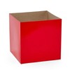 Paper Mart Gift Boxes for Presents, Red Box Bottom Only,