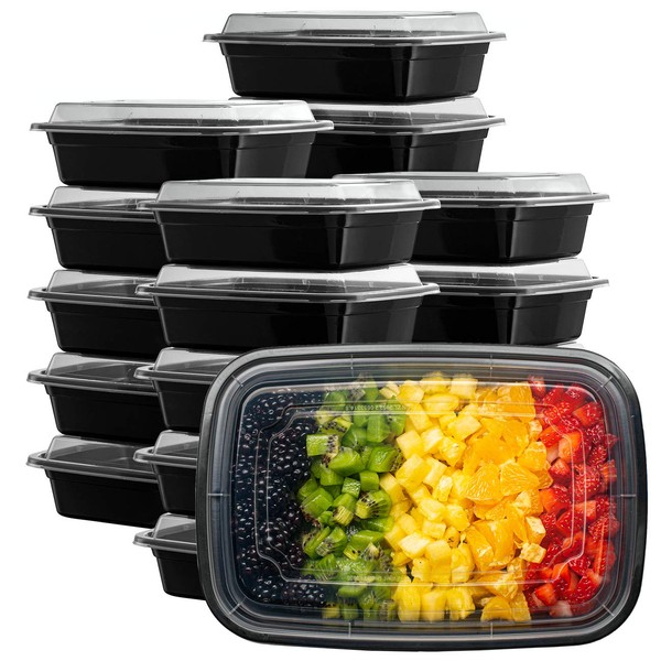 [50 Sets] 28 oz. Meal Prep Containers With Lids, 1 Compartment Lunch Containers, Bento Boxes, Food Storage Containers