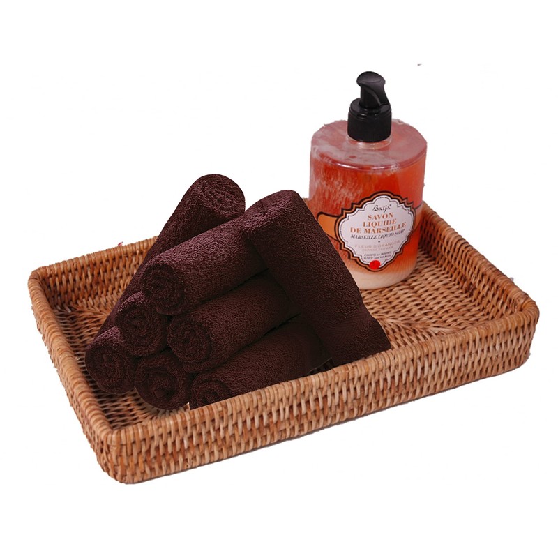 QCS Towels – 12 Pack Washcloths Set 30 x 30
