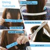 KEQAR 2 Haircut Set Hair Cutting Aid Stencil Haircut Clip