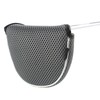 Andux Mesh Mallet Putter Cover Golf Putter Head Covers Gray,
