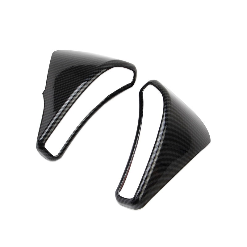 Fewshaw Carbon Fiber Style Center Console Dashboard Button Cover Trim
