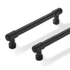ZAUYX Solid Heavy Duty Jasper Pulls 2 Pack Matte Black