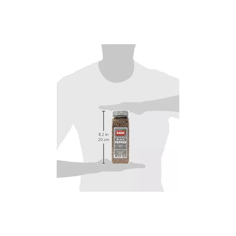 Badia HERB Premium Quality Coarse Black Pepper 1 Pound Bold